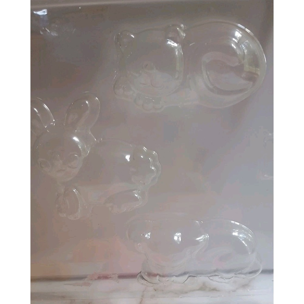 Vintage Candy Chocolate Soap Mold Animals 5 Animals Babies Shower Bday Party - Picture 3 of 8